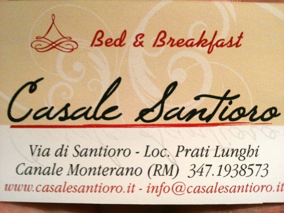 Casale Santioro B And B Canale Monterano Εξωτερικό φωτογραφία